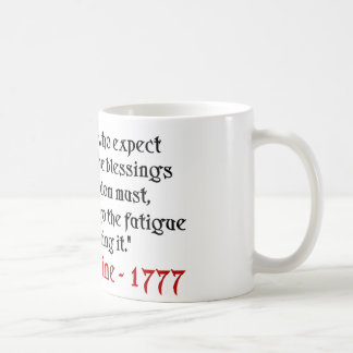 Mug Thomas Paine : Les bénédictions de la liberté !