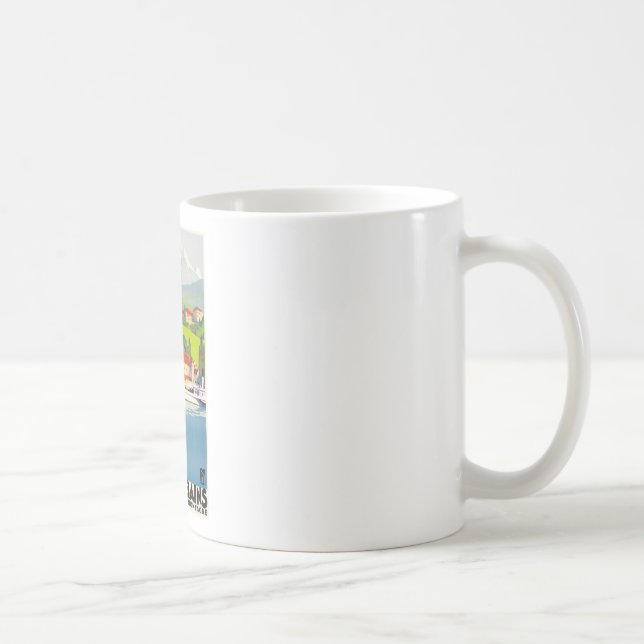 Mug Thonon Les Bains Français Travel Europe (Droite)