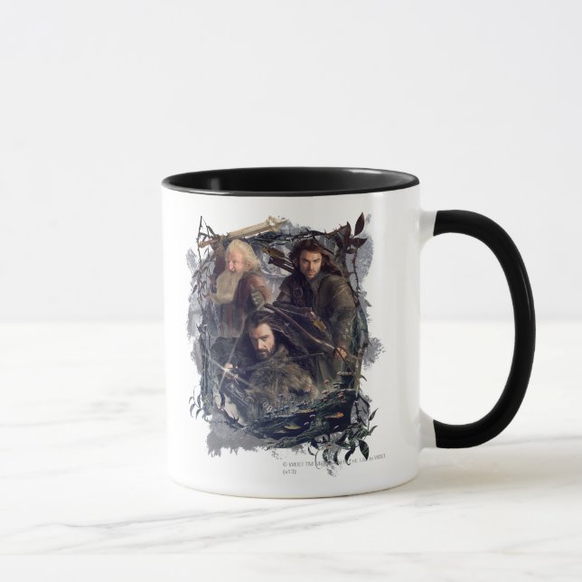 Mug Thorin, Kili et Balin Graphic (Droite)