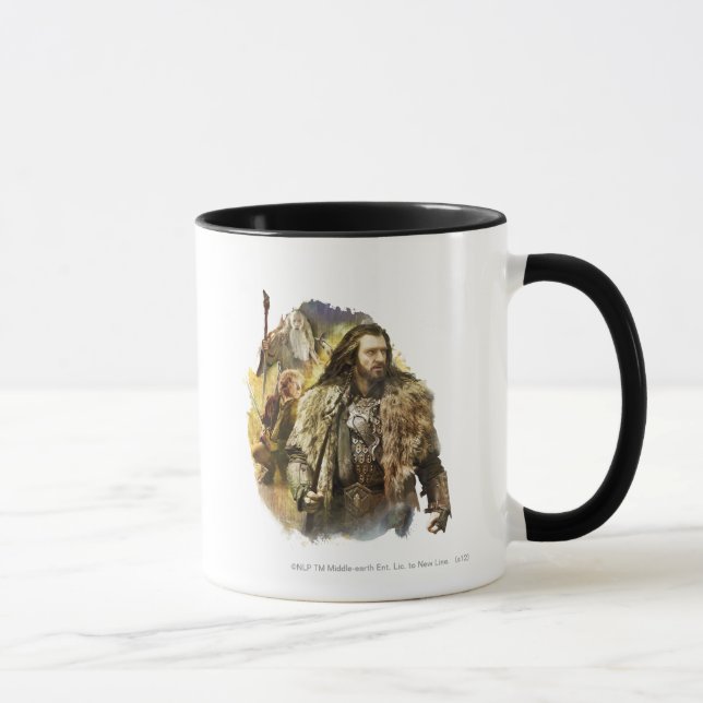 Mug THORIN OAKENSHIELD™, BILBO BAGGINS™, Gandalf (Droite)