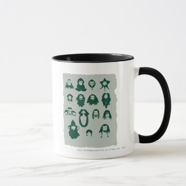 Mug THORIN OAKENSHIELD™ et Cheveux d'entreprise (Droite)
