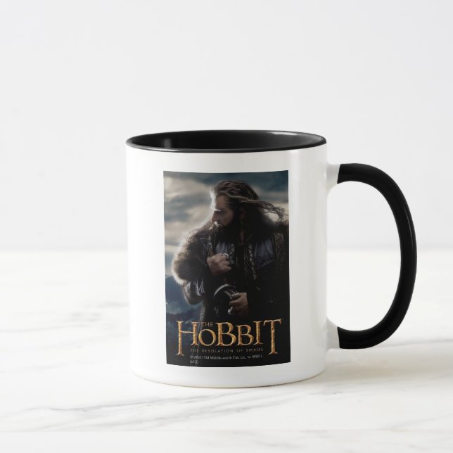 Mug THORIN OAKENSHIELD™ Poster de caractères 2 (Droite)