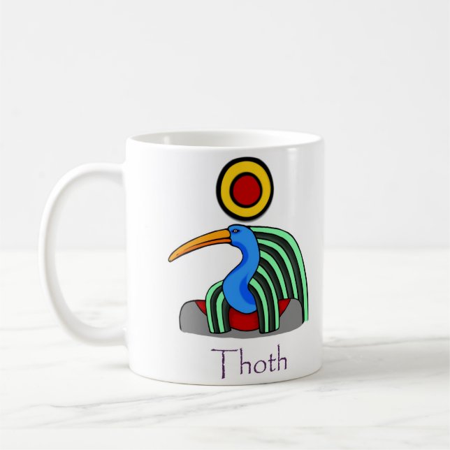 Mug Thoth - dieu égyptien antique (nom) (Gauche)