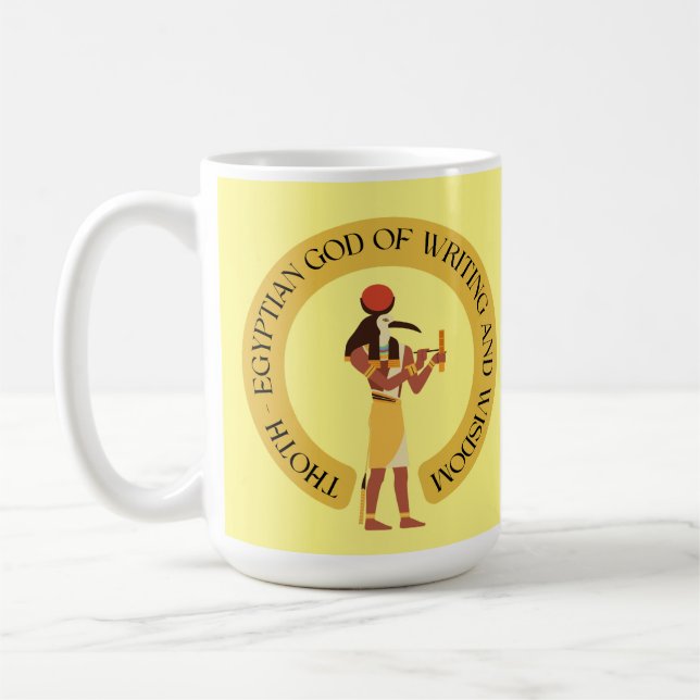 Mug Thoth : le Dieu égyptien de la sagesse et de l'écr (Gauche)