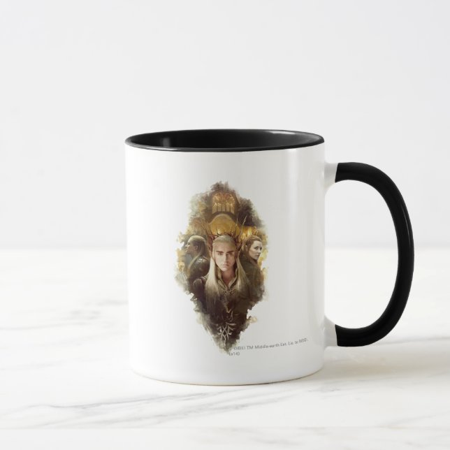 Mug Thranduil, LEGOLAS GREENLEAF™, & TAURIEL™ Graphic (Droite)