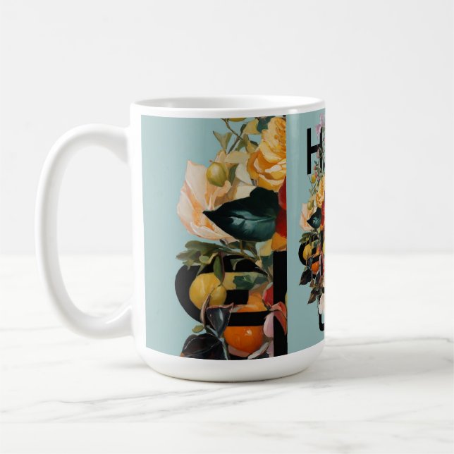 Mug Threads mélodiques : Où la lettre rencontre Lyri I (Gauche)