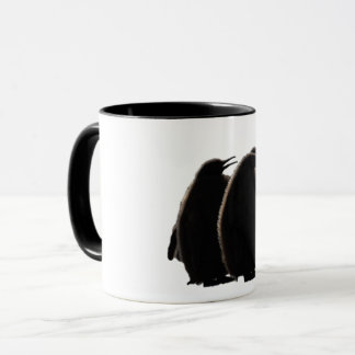 Mug Three fluffy and cute Baby Pingouins