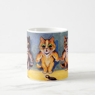 Mug Three Kittens et Beetle, Louis Wain