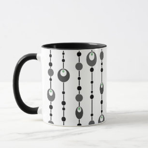 Mug Throw Pillow Abstract retro design ornamental deco
