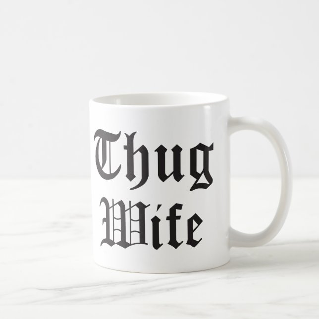 Mug Thug Femme Pop Culture Typographie (Droite)