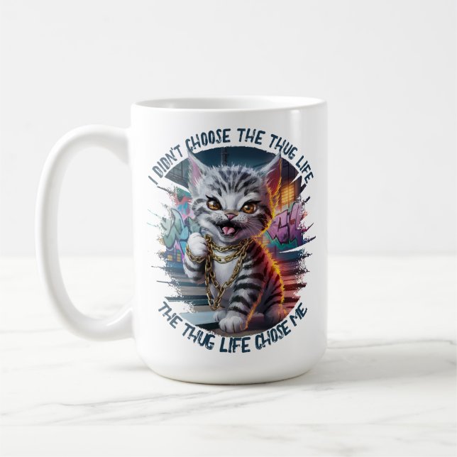 Mug Thug Life Kitten (Gauche)