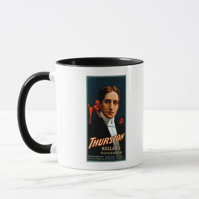 Mug Thurston, Diable lui racontant des secrets Magie (Gauche)