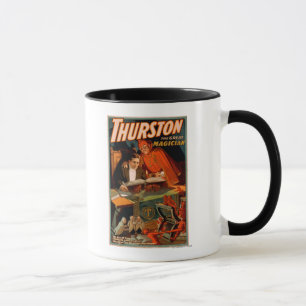 Mug Thurston le grand magicien avec la magie de diable