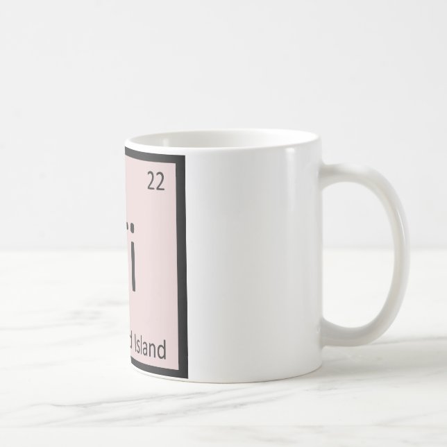 Mug Ti - Tableau périodique de chimie Thousand Island (Droite)