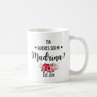 Mug Tia Madrinas 2026 Quieres Ser Mi Madrina
