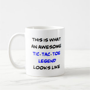 Mug tic tac toe légende, génial