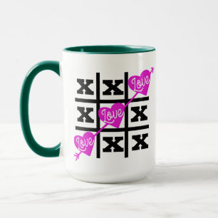 Mug Tic Tac Toe Love Valentine's Day - Drôle