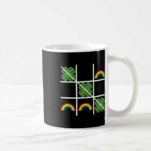 Mug Tic Tac Toe Trèfles et Arc-en-ciel Saint-Patrick C