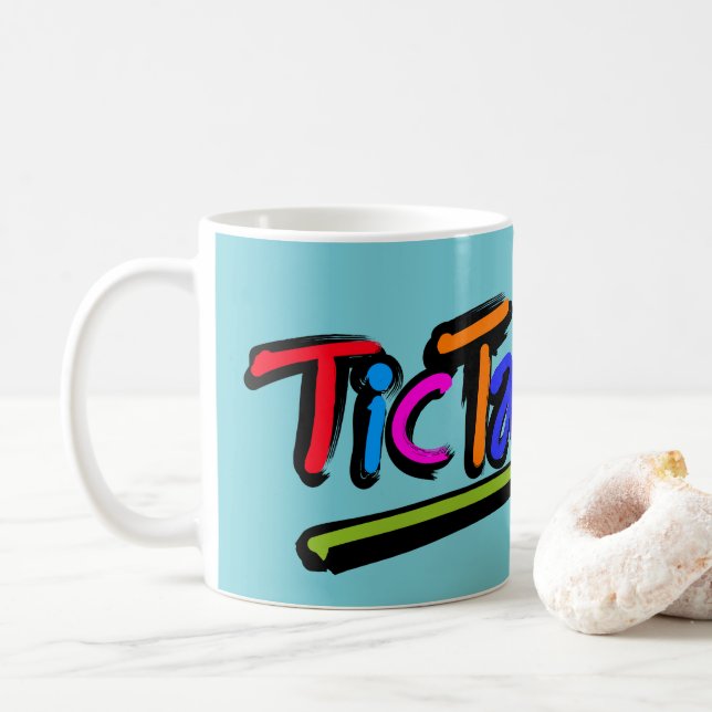 Mug TicTastic ! Attaquez pour célébrer votre tics (Avec donut)