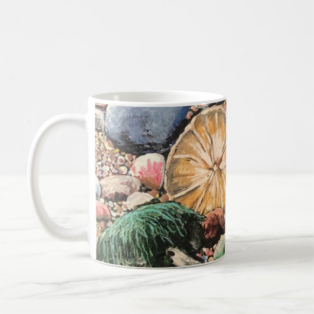 Mug Tides Out Series Peint à la main Art original (Gauche)