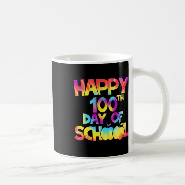Mug Tie Dye 100 Jours De L'École 100E Jour De Thé De L (Droite)