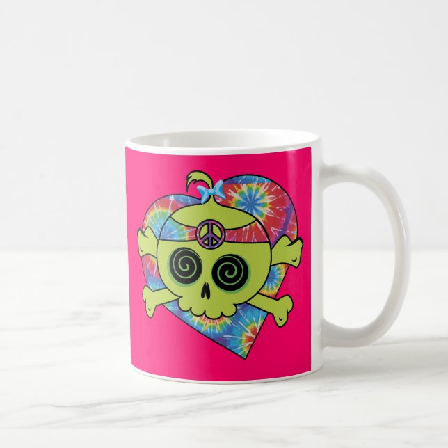 Mug Tie Dye Crâne (Droite)