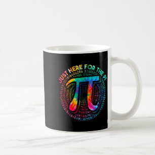 Mug Tie Dye Je suis juste là pour la tarte 3,14 Numéro