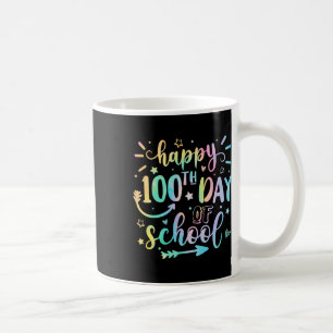 Mug Tie Dye Joyeux 100E Jour D'École S Pour Le Profess