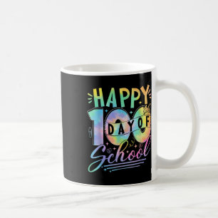 Mug Tie Dye Joyeux 100ème Jour De L'Enseignant Étudian