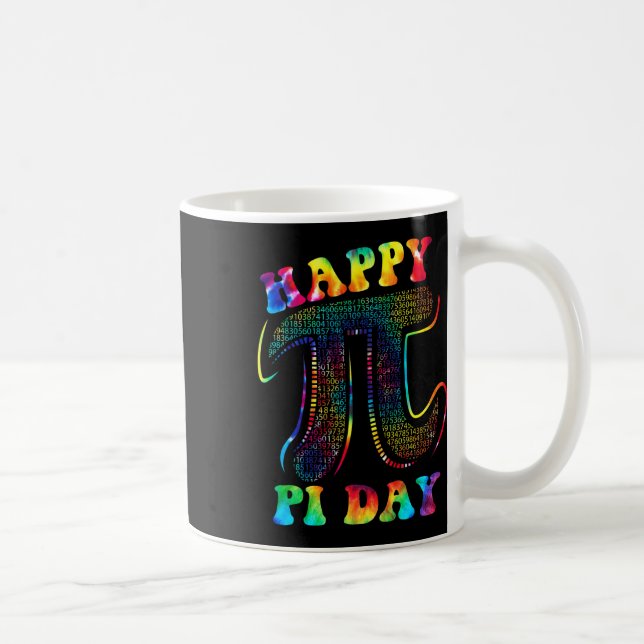 Mug Tie Dye Joyeux Pi Jour 3.14 Maîtrise Enseignants E (Droite)