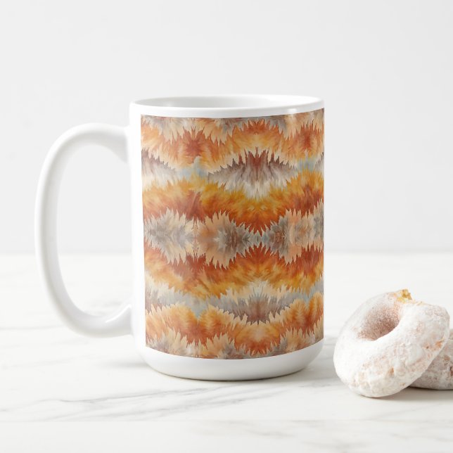 Mug Tie Dye Organic Art (Avec donut)