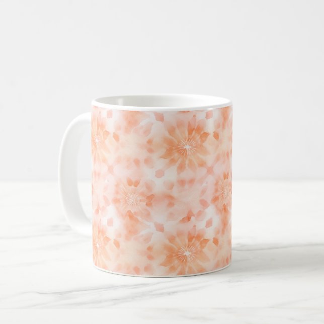 Mug Tie Dye pêche (Devant gauche)