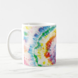 Mug Tie Dye Swirl. Motif de Tiedye sans couture. Fabri