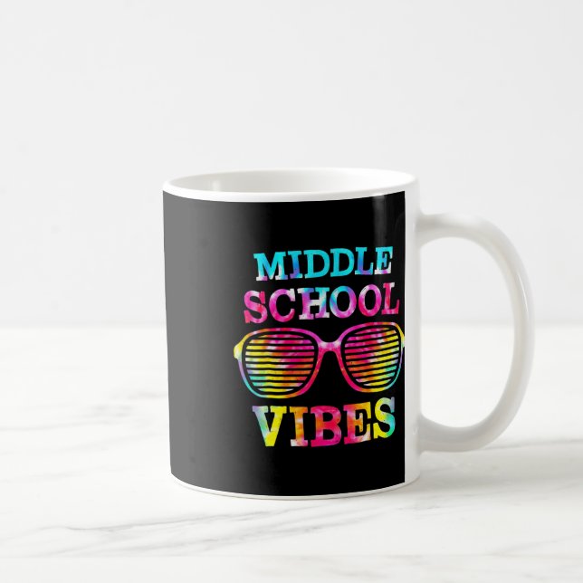 Mug Tie Dye Vibes de l'école secondaire Étudiant Retou (Droite)