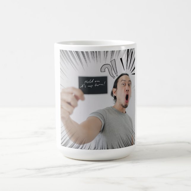 Mug Tiens bon, c'est mon tour ! – Conception d'express (Centre)