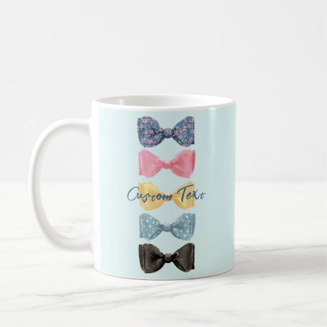 Mug Ties papillons personnalisés (Gauche)