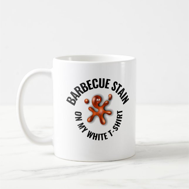 Mug Tige barbecue sur mon blanc (Gauche)