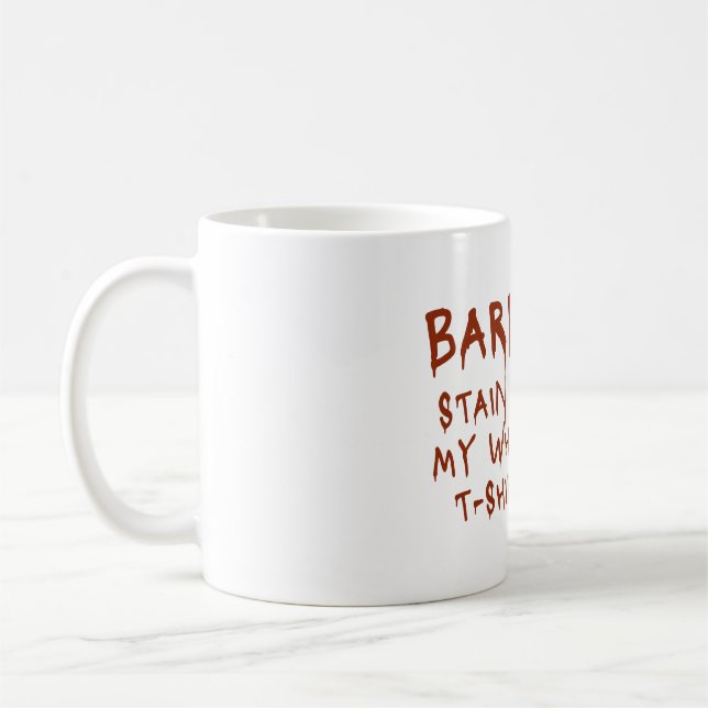 Mug Tige barbecue sur mon blanc (Gauche)