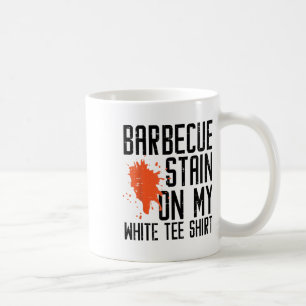Mug Tige Barbecue Sur Mon Tee Blanc Drôle Barbecue Via