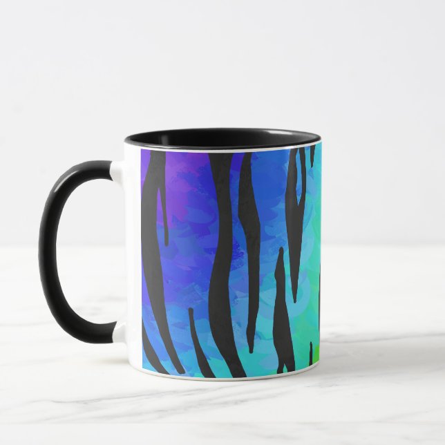 Mug Tiger noir et arc-en-ciel (Gauche)