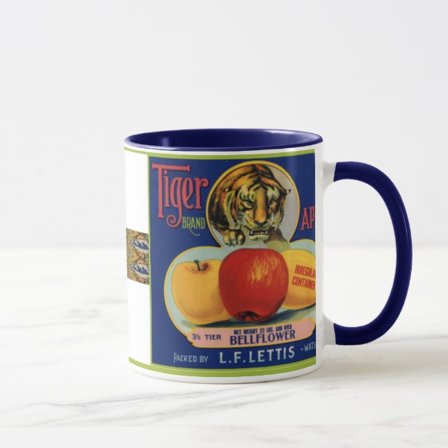 Mug Tiger Pommes Musique (Droite)