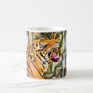 Mug Tigre Abstrait