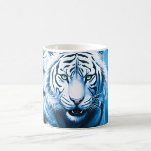Mug Tigre blanc sauvage Mystique de la forêt