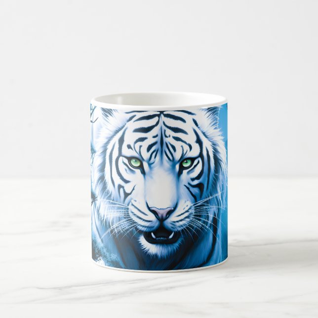 Mug Tigre blanc sauvage Mystique de la forêt (Centre)