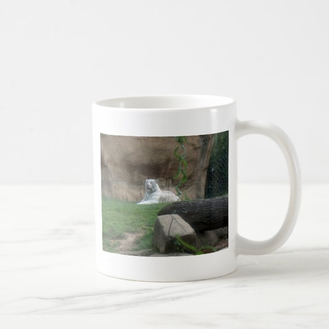 Mug Tigre blanc se dorant (Droite)