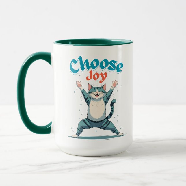 Mug Tigre : Choisissez Joy (Gauche)