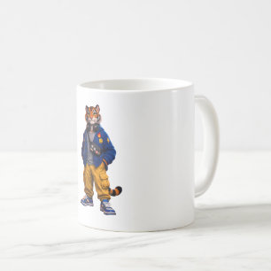 Mug Tigre Cool dans l'Art Streetwear - Tigre de Style