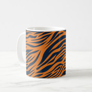 Mug Tigre d'Alabama orange et bleu