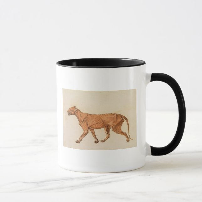 Mug Tigre de George Stubbs |, vue latérale, peau (Droite)