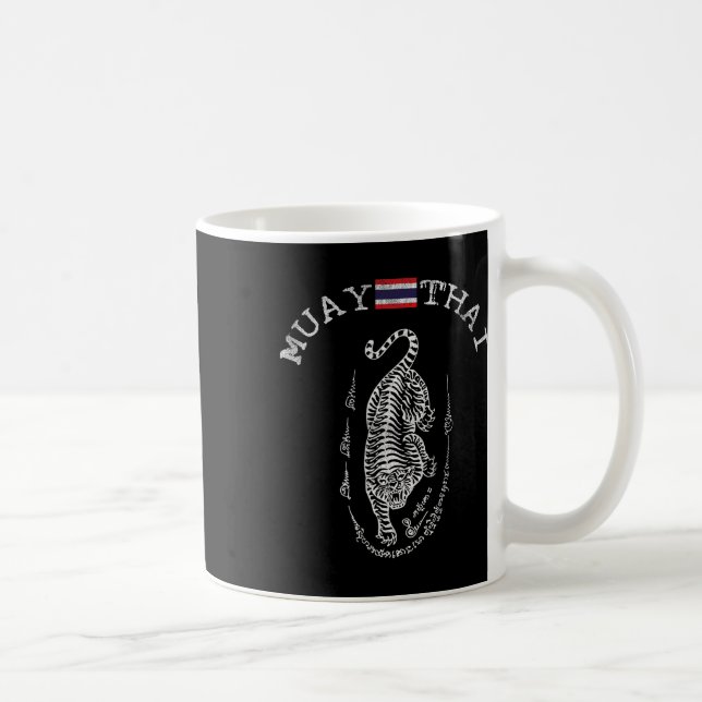 Mug Tigre de kickboxing thaïlandais Awesome - Hommes F (Droite)